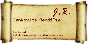 Jankovics Renáta névjegykártya